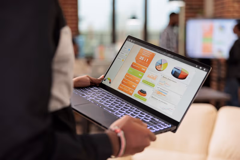 Google Business Profile optimization checklist shown on a laptop for a local service business