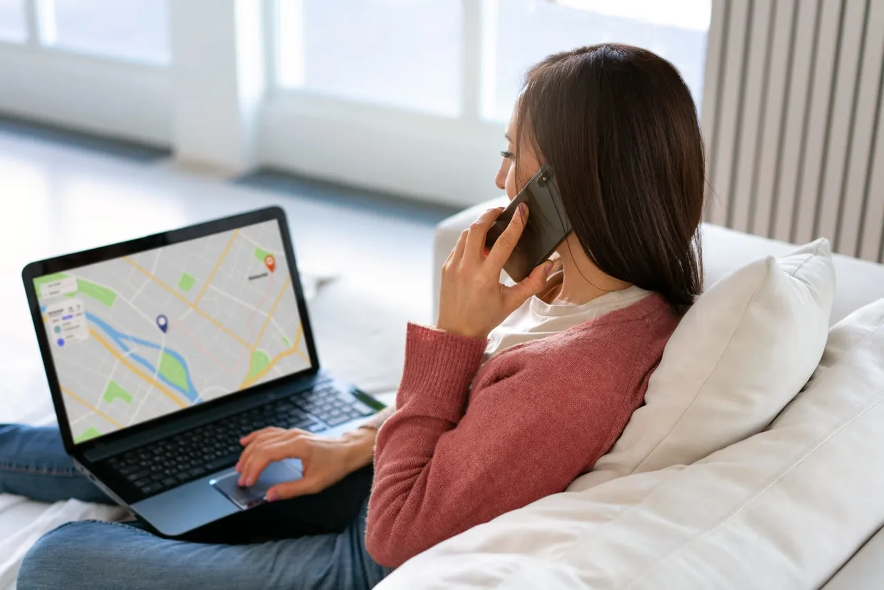 Local SEO checklist for an Alberta service business shown on a laptop
